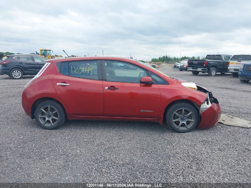 2014 Nissan Leaf S/Sv/Sl VIN: 1N4AZ0CP8EC335554 Lot: 12031145