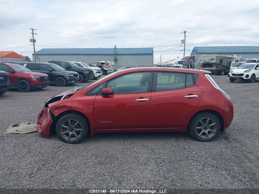 2014 Nissan Leaf S/Sv/Sl VIN: 1N4AZ0CP8EC335554 Lot: 12031145