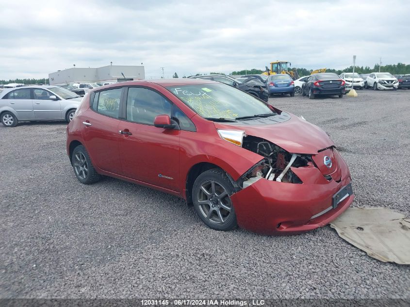 2014 Nissan Leaf S/Sv/Sl VIN: 1N4AZ0CP8EC335554 Lot: 12031145