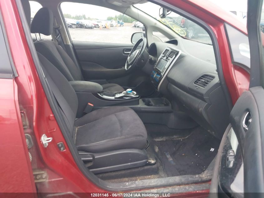 2014 Nissan Leaf S/Sv/Sl VIN: 1N4AZ0CP8EC335554 Lot: 12031145