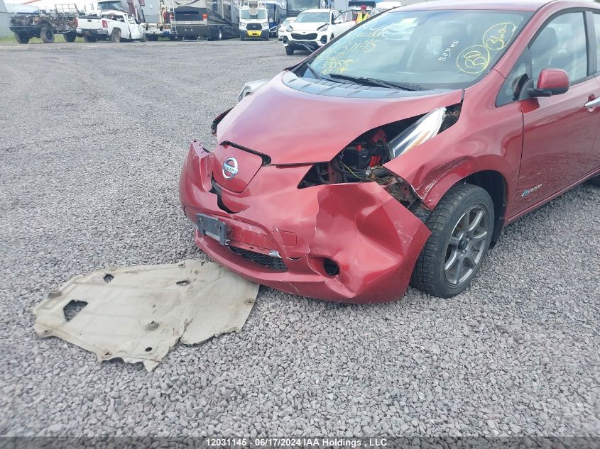 2014 Nissan Leaf S/Sv/Sl VIN: 1N4AZ0CP8EC335554 Lot: 12031145