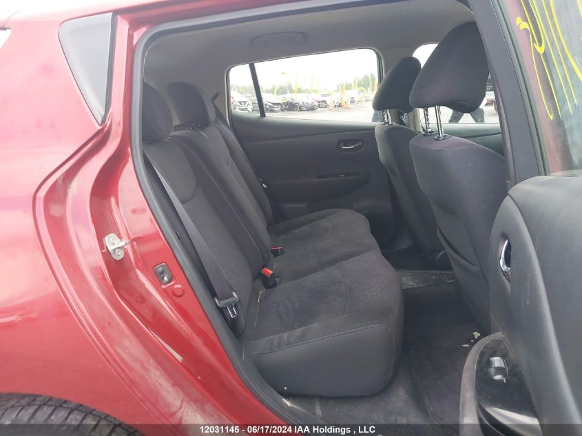 2014 Nissan Leaf S/Sv/Sl VIN: 1N4AZ0CP8EC335554 Lot: 12031145