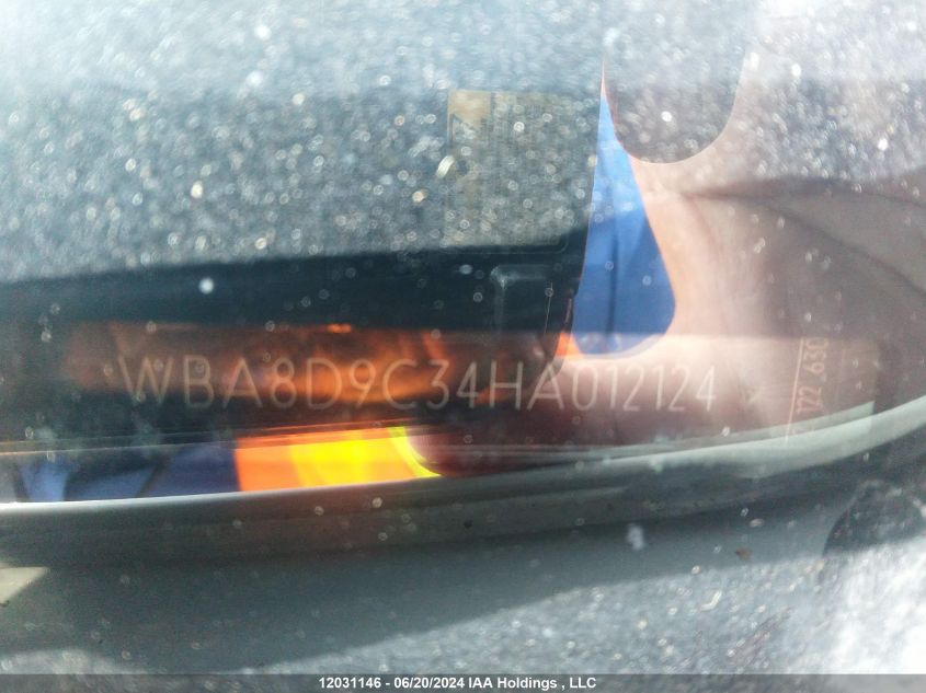 2017 BMW 3 Series VIN: WBA8D9C34HA012124 Lot: 12031146