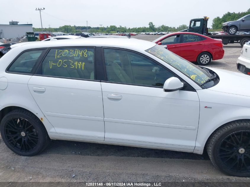 2011 Audi A3 VIN: WAUBJBFM6BA053999 Lot: 12031148