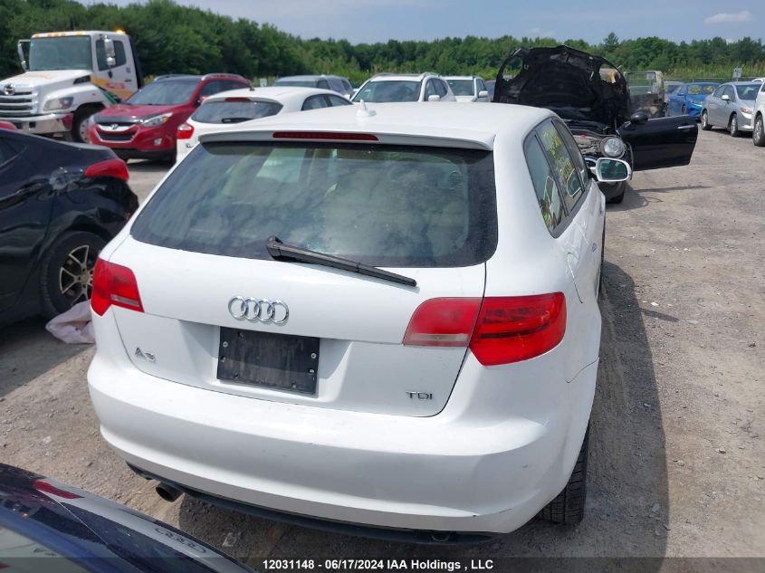 2011 Audi A3 VIN: WAUBJBFM6BA053999 Lot: 12031148