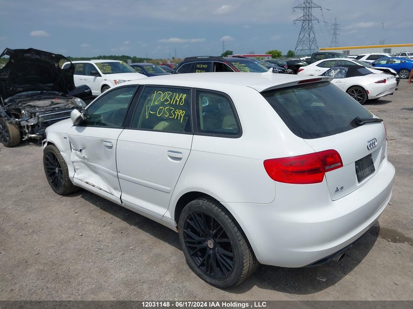 2011 Audi A3 VIN: WAUBJBFM6BA053999 Lot: 12031148