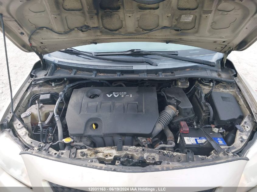 2010 Toyota Corolla Le VIN: 2T1BU4EE8AC343607 Lot: 12031163