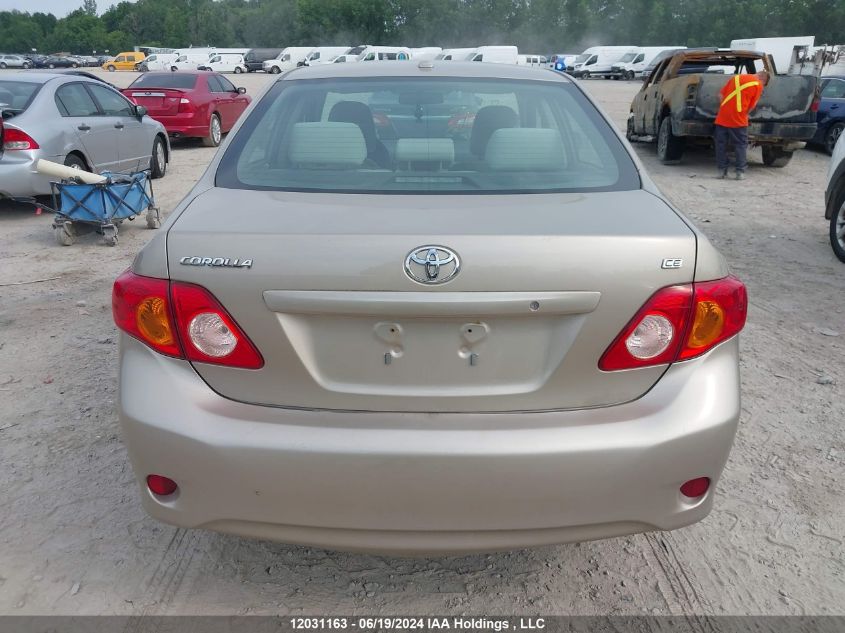 2010 Toyota Corolla Le VIN: 2T1BU4EE8AC343607 Lot: 12031163