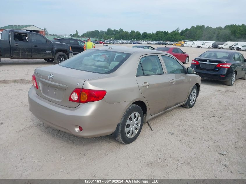 2010 Toyota Corolla Le VIN: 2T1BU4EE8AC343607 Lot: 12031163