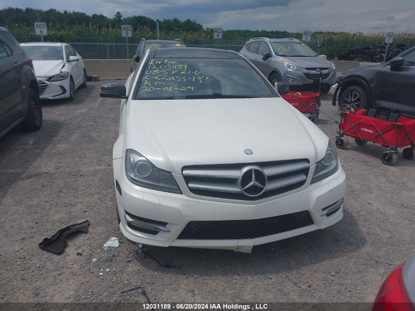 2013 Mercedes-Benz C-Class VIN: WDDGJ8JB5DG085771 Lot: 12031189