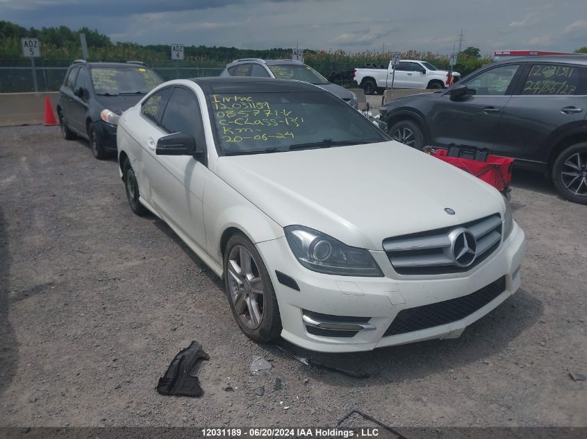 2013 Mercedes-Benz C-Class VIN: WDDGJ8JB5DG085771 Lot: 12031189
