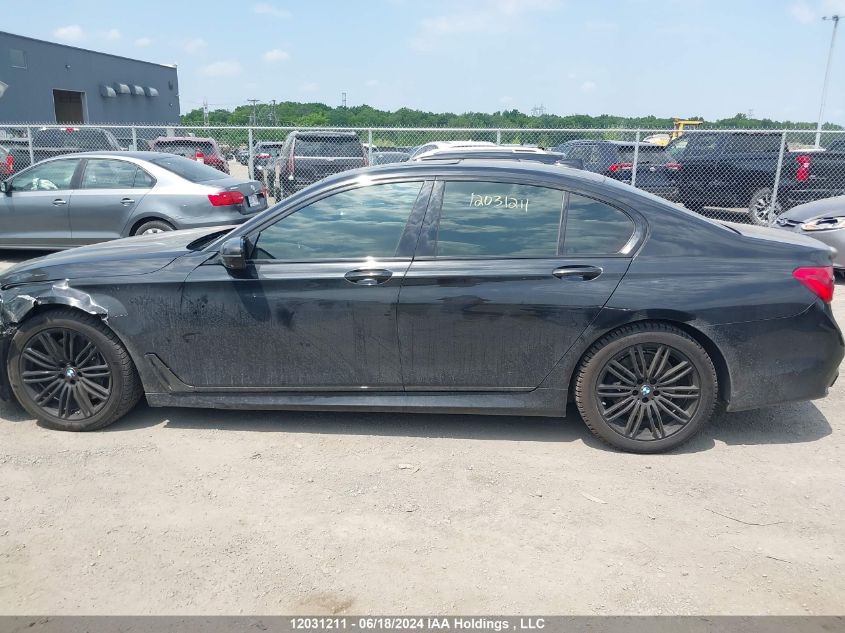 2016 BMW 750 Xi VIN: WBA7B0C53GG526735 Lot: 12031211