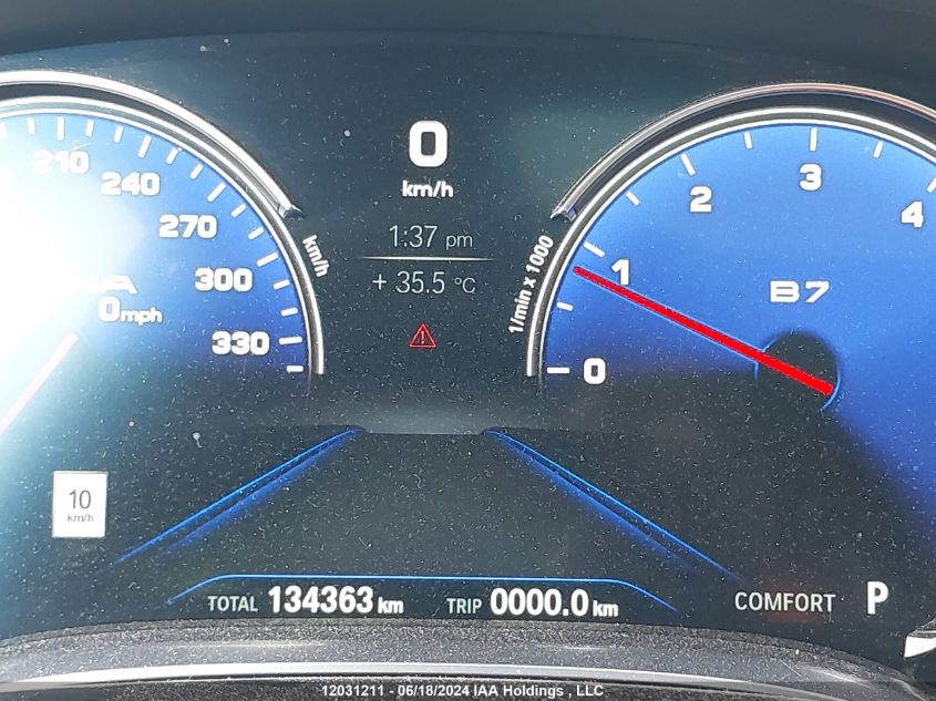 2016 BMW 750 Xi VIN: WBA7B0C53GG526735 Lot: 12031211