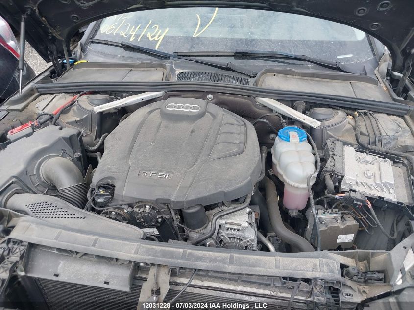 2018 Audi A4 Sedan VIN: WAUCNAF44JN018159 Lot: 12031228