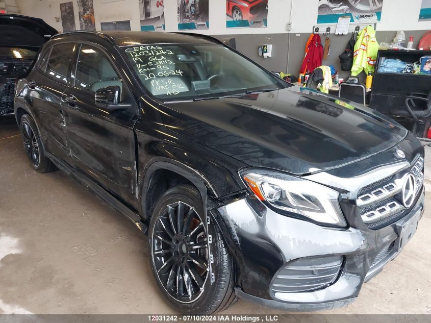 2019 Mercedes-Benz Gla 250 VIN: WDCTG4GB5KJ538112 Lot: 12031242