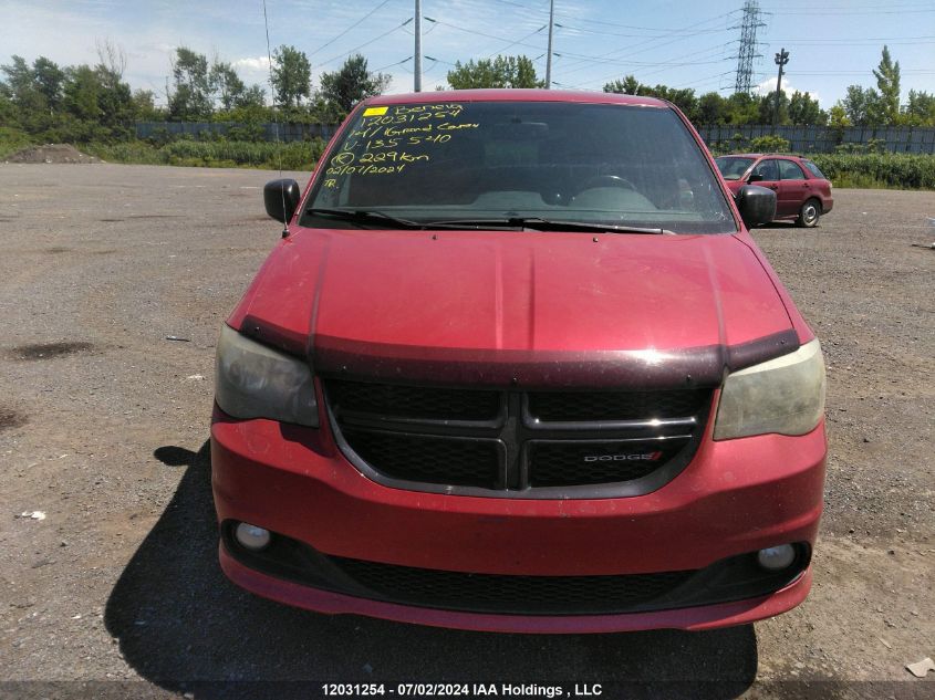 2014 Dodge Grand Caravan Se/Sxt VIN: 2C4RDGBG9ER135540 Lot: 12031254