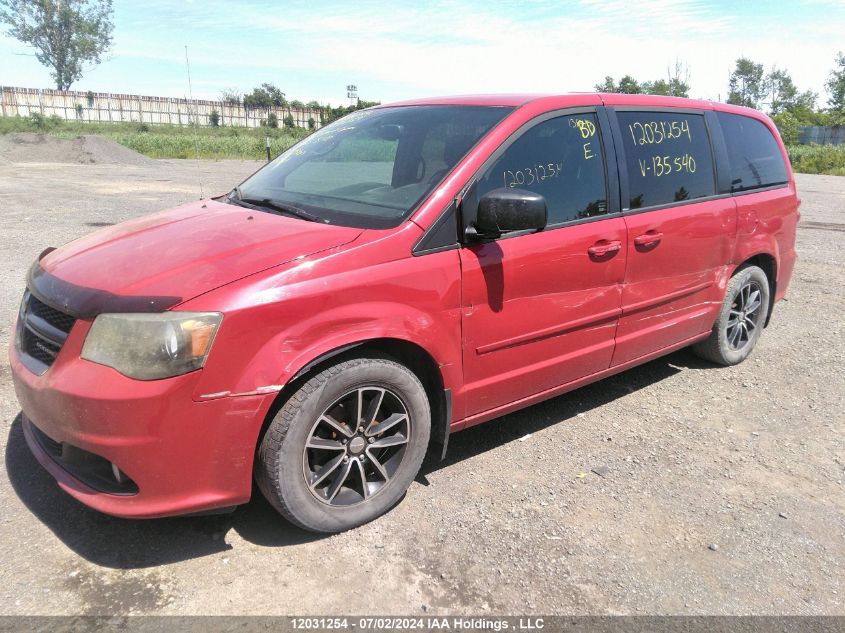 2014 Dodge Grand Caravan Se/Sxt VIN: 2C4RDGBG9ER135540 Lot: 12031254