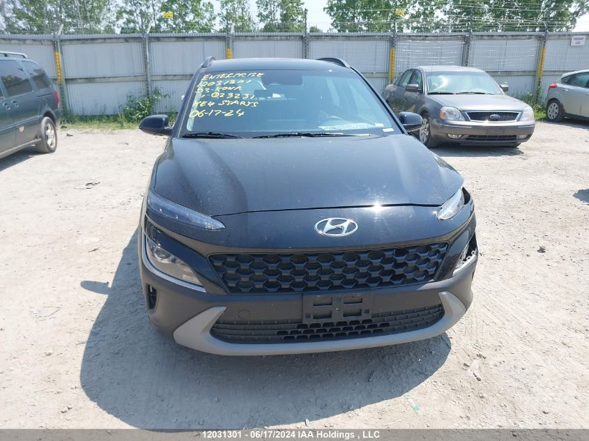 2023 Hyundai Kona Se VIN: KM8K2CAB7PU023231 Lot: 12031301