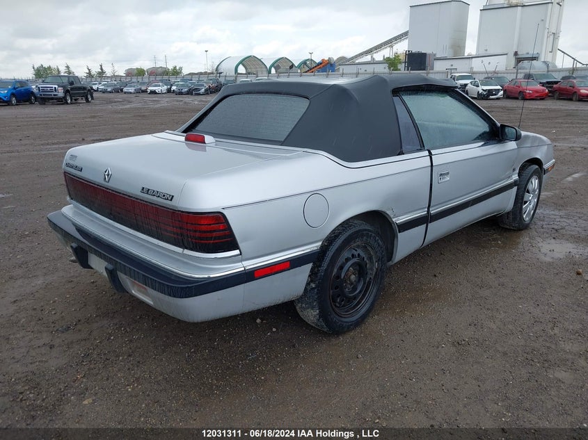 1989 Chrysler Lebaron VIN: 1C3BJ45J1KG234578 Lot: 12031311