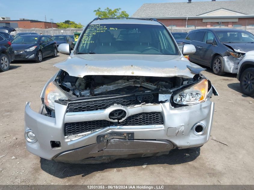 2010 Toyota Rav4 Limited VIN: 2T3DF4DV9AW035260 Lot: 12031353