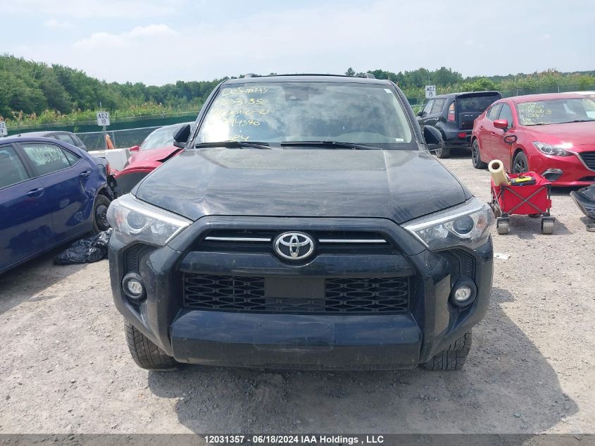 2021 Toyota 4Runner Sr5/Sr5 Premium/Venture/Trail/Limited Night Shade/Trd Off Road/Trd Off Road Prem/Trd Pro VIN: JTENU5JR0M5944390 Lot: 12031357