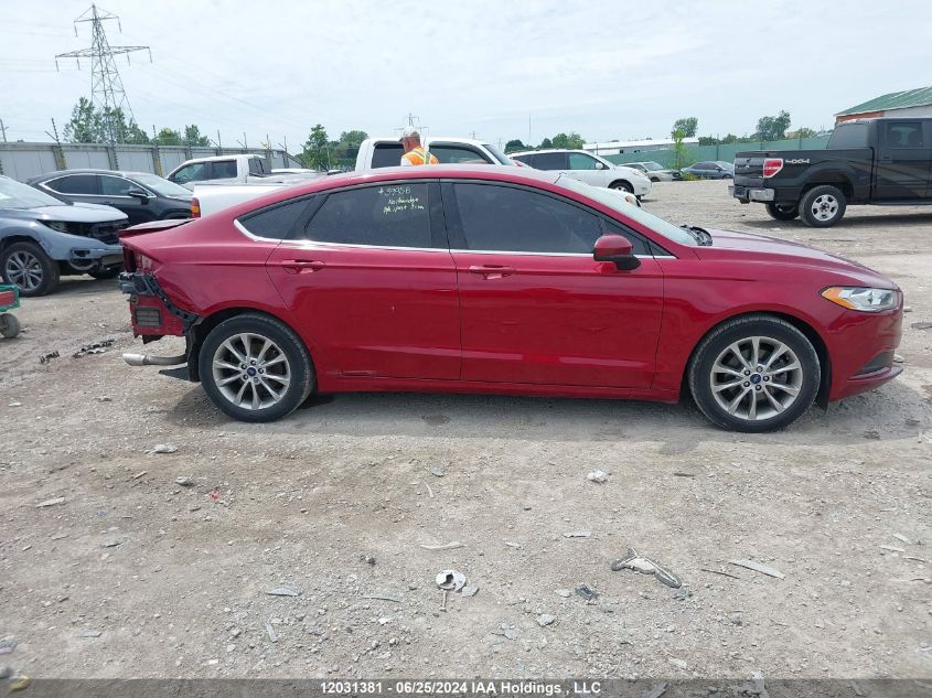 2017 Ford Fusion S VIN: 3FA6P0G78HR320001 Lot: 12031381