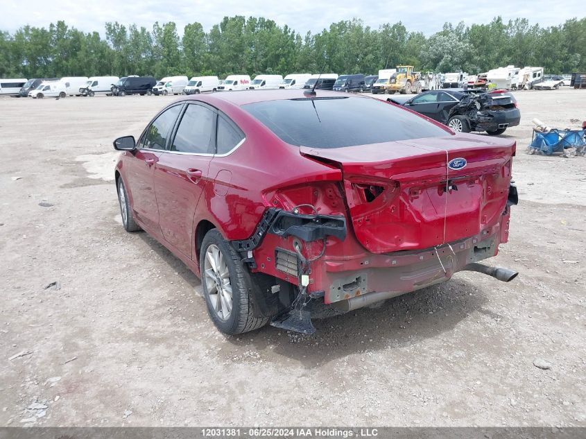 2017 Ford Fusion S VIN: 3FA6P0G78HR320001 Lot: 12031381