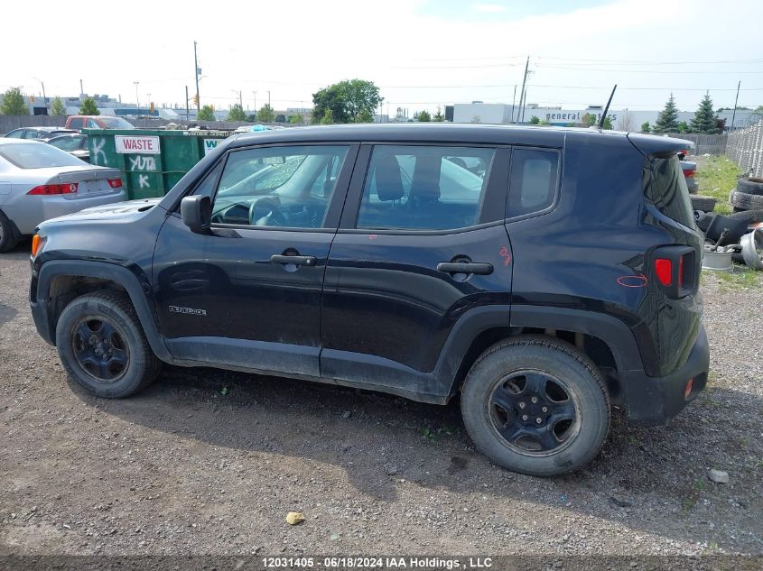 2015 Jeep Renegade Sport VIN: ZACCJBATXFPC28881 Lot: 12031405
