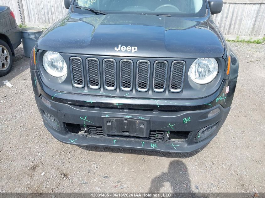 2015 Jeep Renegade Sport VIN: ZACCJBATXFPC28881 Lot: 12031405