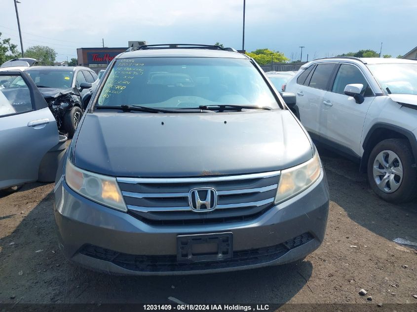 2012 Honda Odyssey Ex VIN: 5FNRL5H44CB505757 Lot: 12031409