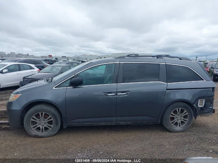 2012 Honda Odyssey Ex VIN: 5FNRL5H44CB505757 Lot: 12031409