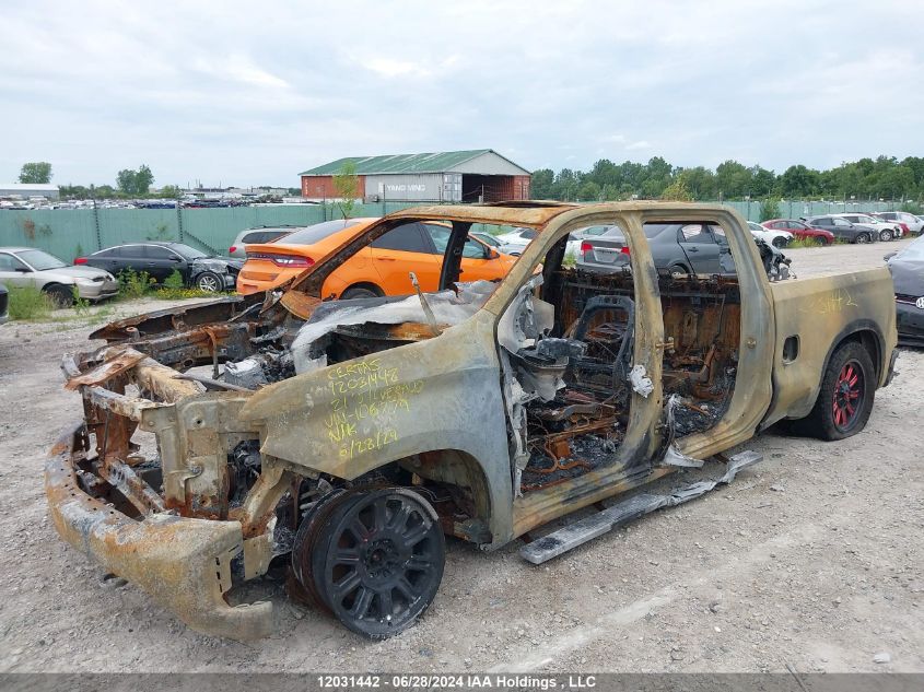 2021 Chevrolet Silverado 1500 VIN: 1GCUYEET9MZ106779 Lot: 12031442