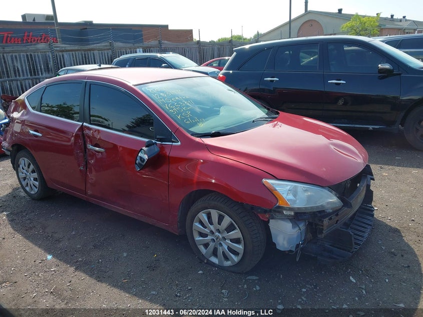 2014 Nissan Sentra VIN: 3N1AB7AP7EL663341 Lot: 12031443