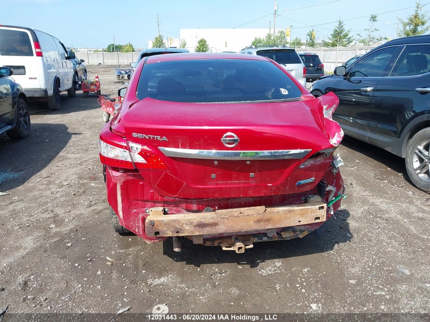 2014 Nissan Sentra VIN: 3N1AB7AP7EL663341 Lot: 12031443