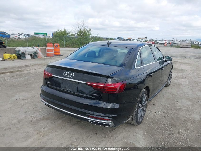 2023 Audi A4 Sedan VIN: WAUAAAF48PN019505 Lot: 12031456