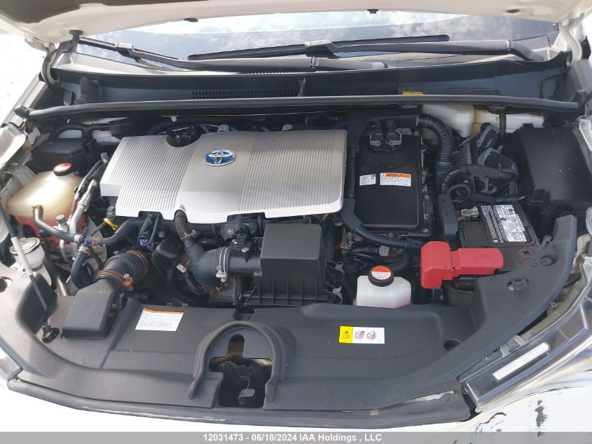 2016 Toyota Prius Technology/Touring VIN: JTDKBRFUXG3017446 Lot: 12031473