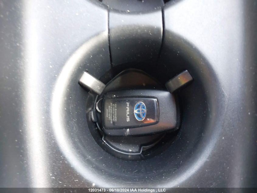 2016 Toyota Prius Technology/Touring VIN: JTDKBRFUXG3017446 Lot: 12031473