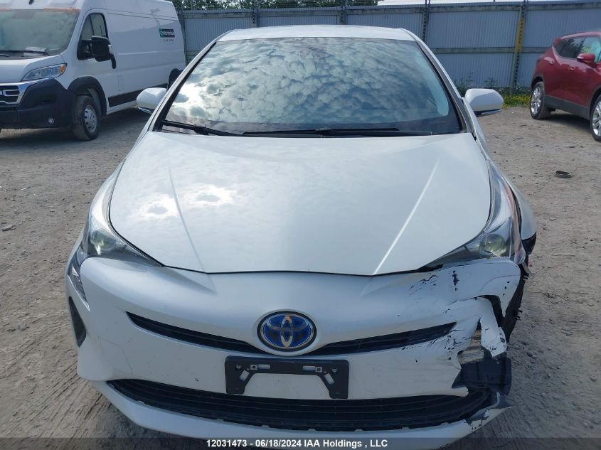 2016 Toyota Prius Technology/Touring VIN: JTDKBRFUXG3017446 Lot: 12031473