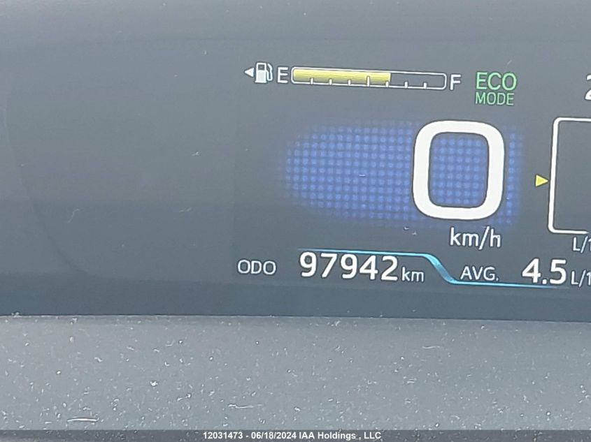 2016 Toyota Prius Technology/Touring VIN: JTDKBRFUXG3017446 Lot: 12031473