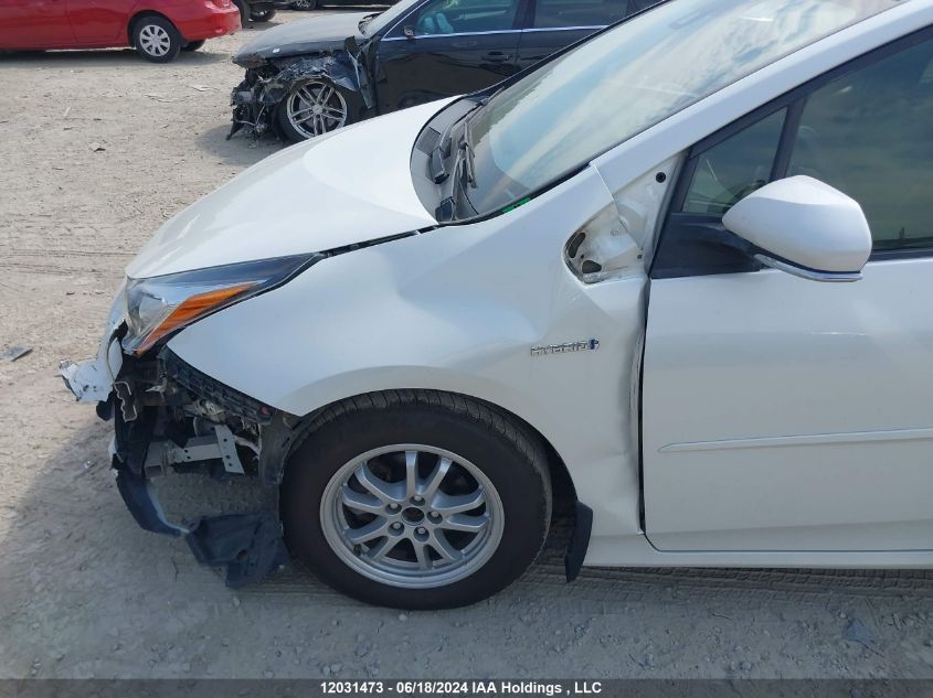 2016 Toyota Prius Technology/Touring VIN: JTDKBRFUXG3017446 Lot: 12031473