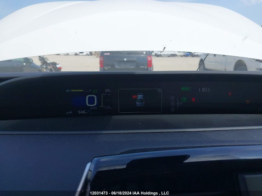 2016 Toyota Prius Technology/Touring VIN: JTDKBRFUXG3017446 Lot: 12031473