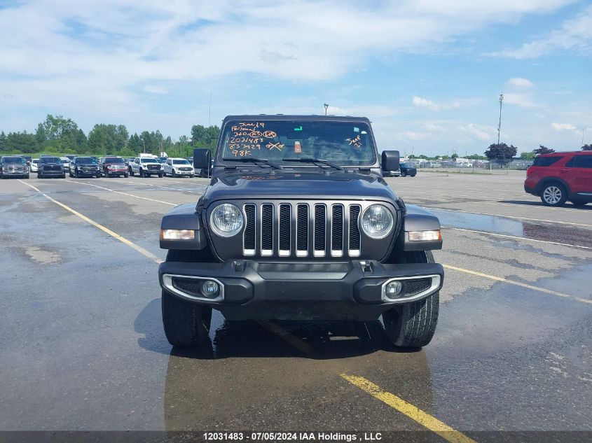 2021 Jeep Wrangler Unlimited Sahara VIN: 1C4HJXEG2MW833929 Lot: 12031483