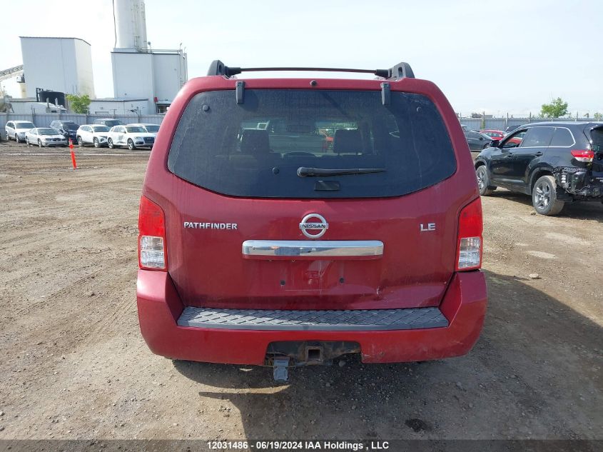 2008 Nissan Pathfinder S/Le/Se VIN: 5N1AR18B68C623831 Lot: 12031486