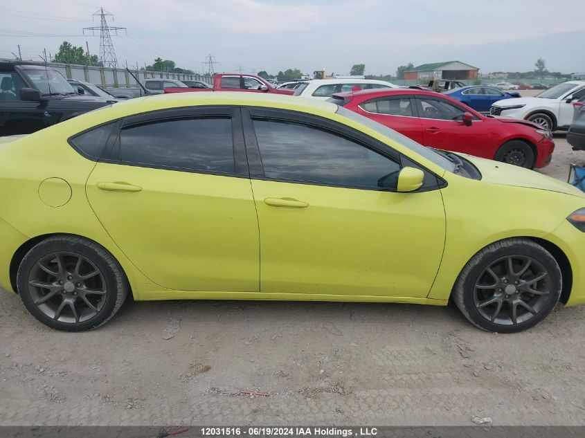 2013 Dodge Dart Sxt VIN: 1C3CDFBA7DD233595 Lot: 12031516