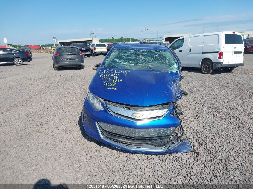 2018 Chevrolet Volt Lt VIN: 1G1RA6S56JU121182 Lot: 12031518