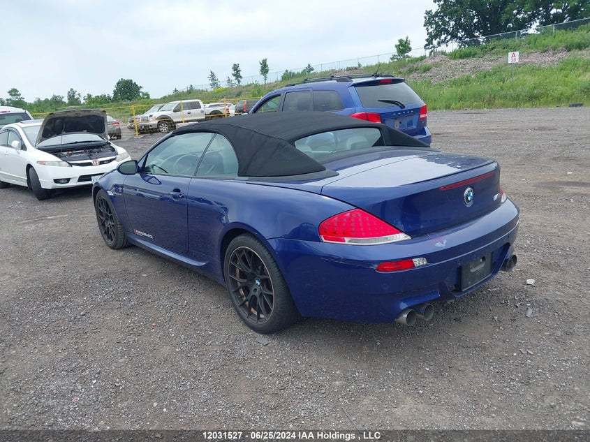 2007 BMW M6 VIN: WBSEK93567CY78402 Lot: 12031527