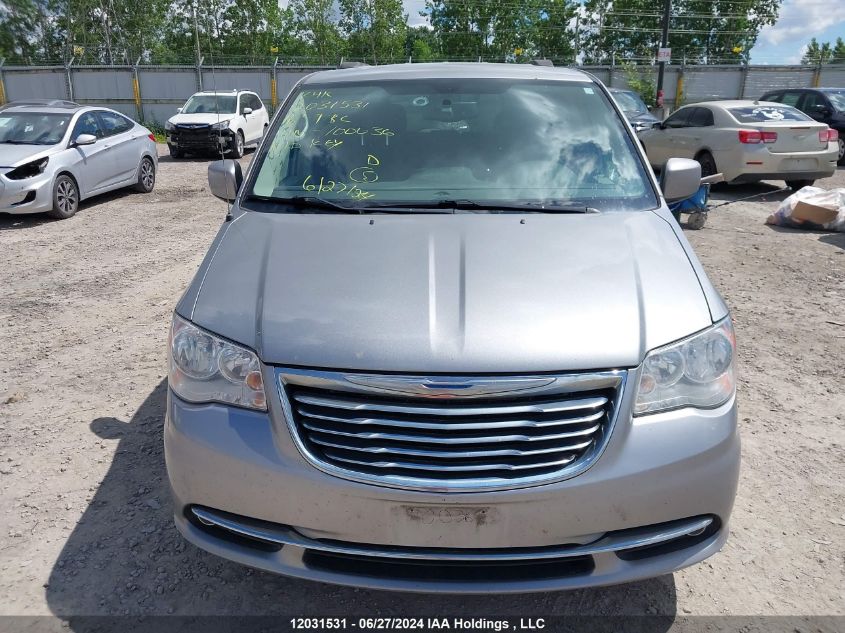 2016 Chrysler Town & Country Touring VIN: 2C4RC1BG6GR100036 Lot: 12031531