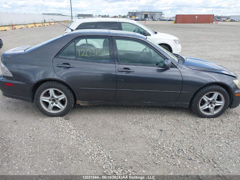 2001 Lexus Is 300 300 VIN: JTHBD182410015724 Lot: 12031544