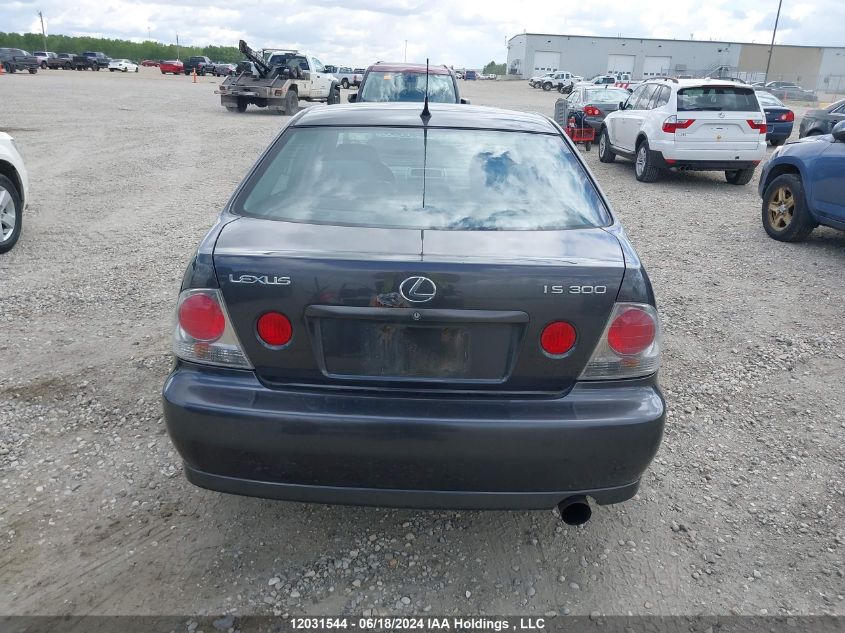 2001 Lexus Is 300 300 VIN: JTHBD182410015724 Lot: 12031544