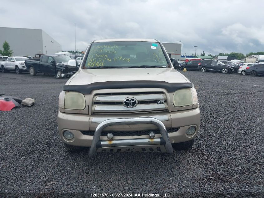 2006 Toyota Tundra Double Cab Sr5 VIN: 5TBDT44176S517149 Lot: 12031576